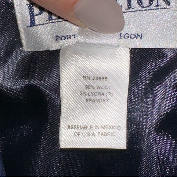 Pendleton Navy Wool Blazer Women’s Size 8 NWOT - Picture 10 of 11